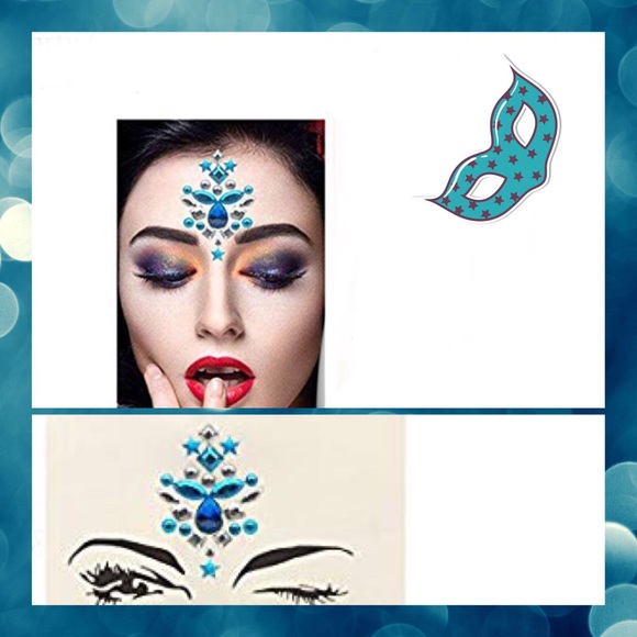 (B) Adhesive Facial Jewels - Picture 5 of 8